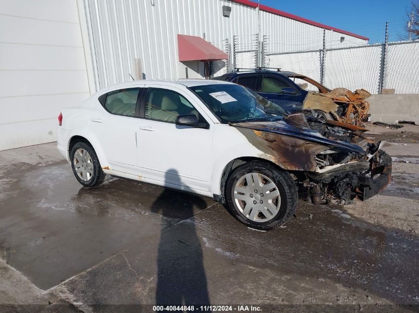 2012 Dodge Avenger Se VIN: 1C3CDZABXCN156127 Lot: 40844848