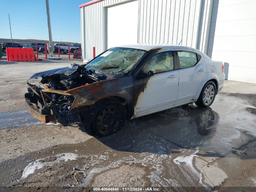 2012 Dodge Avenger Se VIN: 1C3CDZABXCN156127 Lot: 40844848