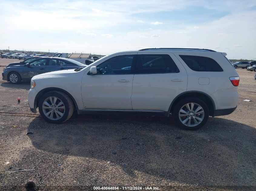 2012 Dodge Durango Crew VIN: 1C4SDHDT4CC100301 Lot: 40844854