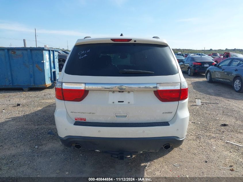 2012 Dodge Durango Crew VIN: 1C4SDHDT4CC100301 Lot: 40844854