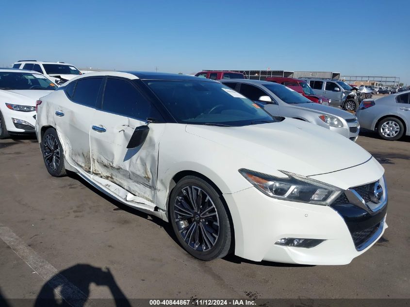 2017 Nissan Maxima 3.5 Platinum VIN: 1N4AA6AP0HC420048 Lot: 40844867