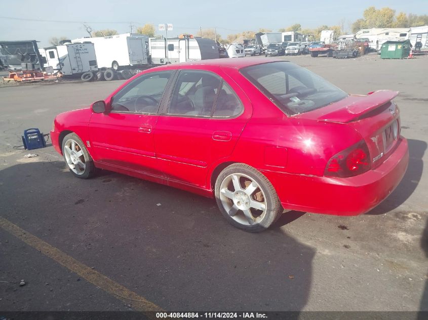 2005 Nissan Sentra Se-R Spec V VIN: 3N1AB51D15L513834 Lot: 40844884