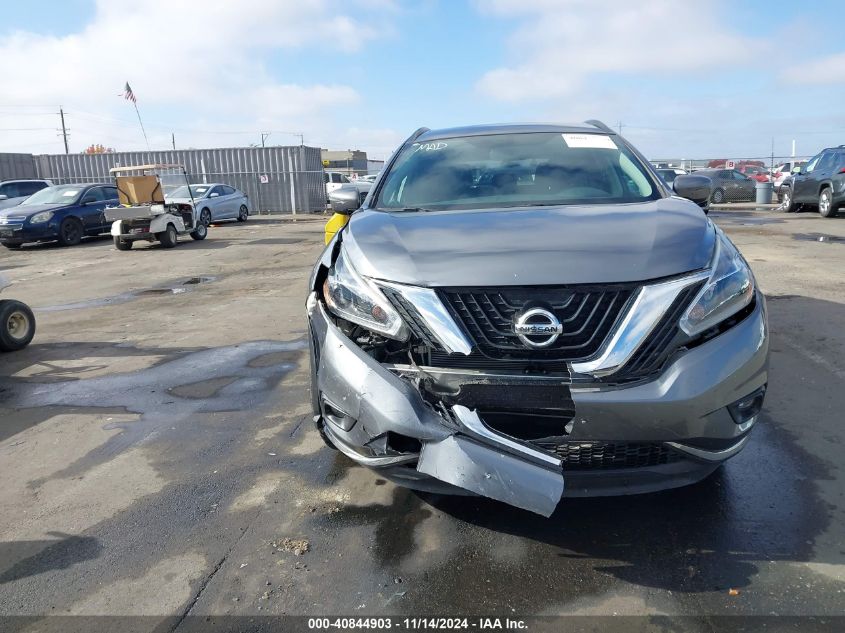 2018 Nissan Murano Sv VIN: 5N1AZ2MH4JN113326 Lot: 40844903