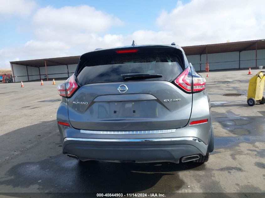 2018 Nissan Murano Sv VIN: 5N1AZ2MH4JN113326 Lot: 40844903