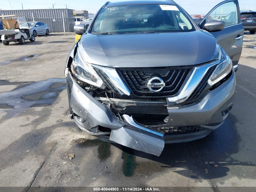 2018 Nissan Murano Sv VIN: 5N1AZ2MH4JN113326 Lot: 40844903