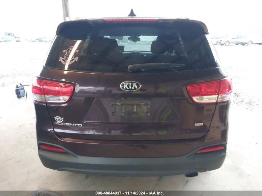 2016 Kia Sorento 2.4L Lx VIN: 5XYPG4A34GG060149 Lot: 40844937