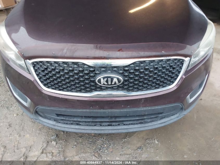 2016 Kia Sorento 2.4L Lx VIN: 5XYPG4A34GG060149 Lot: 40844937