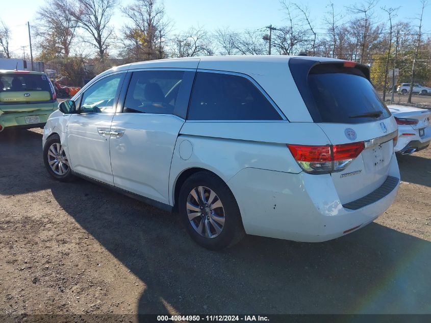 VIN 5FNRL5H3XGB162885 2016 Honda Odyssey, SE no.3