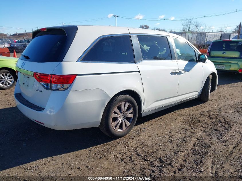 VIN 5FNRL5H3XGB162885 2016 Honda Odyssey, SE no.4