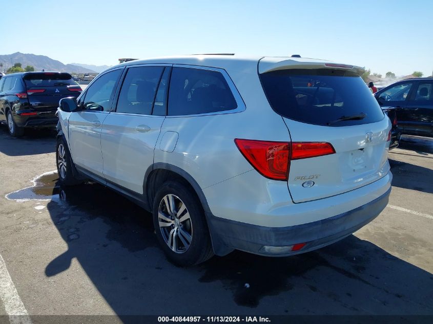 2016 Honda Pilot Ex-L VIN: 5FNYF5H70GB041417 Lot: 40844957