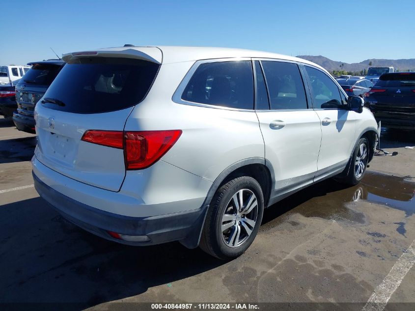 2016 Honda Pilot Ex-L VIN: 5FNYF5H70GB041417 Lot: 40844957