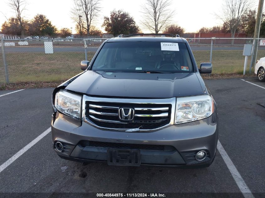 2014 Honda Pilot Ex-L VIN: 5FNYF4H59EB004050 Lot: 40844975