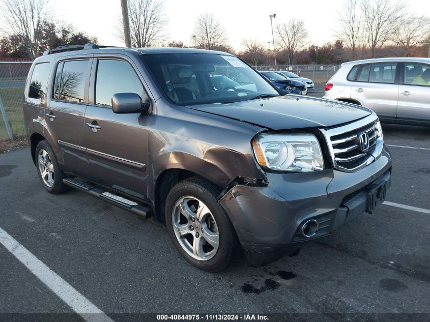 2014 Honda Pilot Ex-L VIN: 5FNYF4H59EB004050 Lot: 40844975