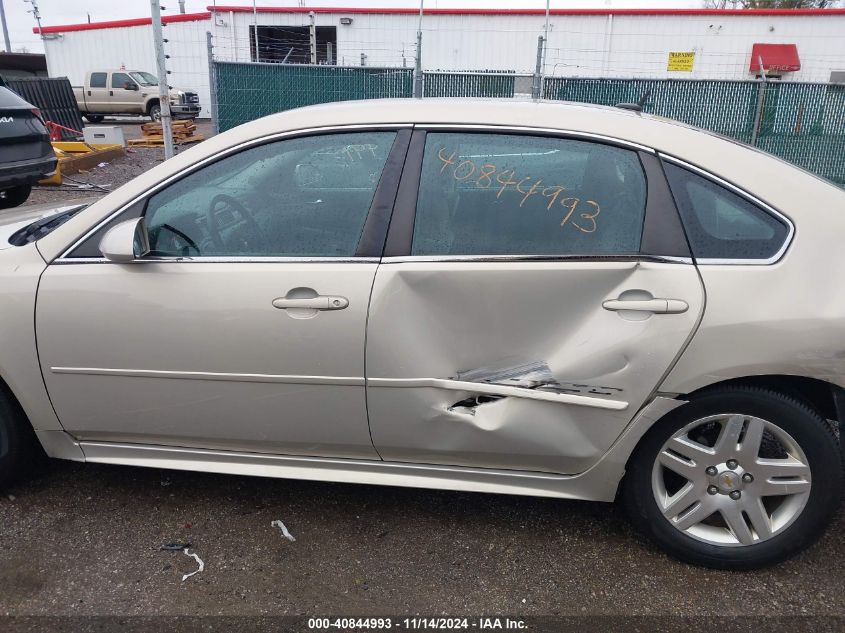 2011 Chevrolet Impala Lt VIN: 2G1WB5EK9B1320350 Lot: 40844993