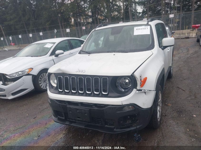 2018 Jeep Renegade Latitude 4X4 VIN: ZACCJBBB3JPH64036 Lot: 40845013