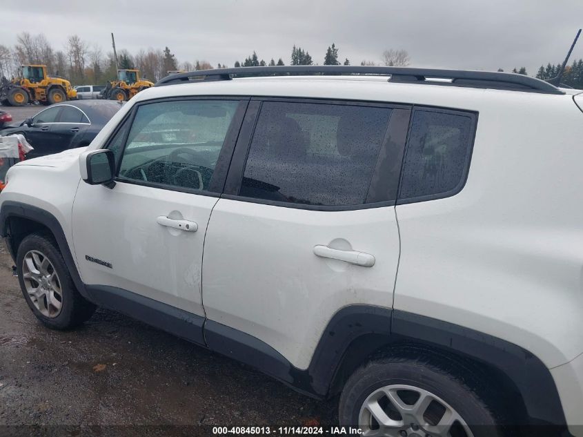 2018 Jeep Renegade Latitude 4X4 VIN: ZACCJBBB3JPH64036 Lot: 40845013