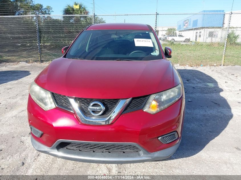 2016 Nissan Rogue S VIN: 5N1AT2MT4GC897808 Lot: 40845034