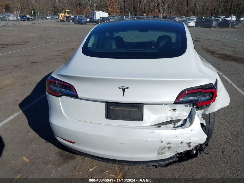 2021 Tesla Model 3 Standard Range Plus Rear-Wheel Drive VIN: 5YJ3E1EA7MF991548 Lot: 40845041