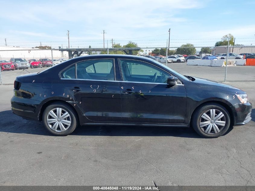 2017 Volkswagen Jetta 1.4T S VIN: 3VW2B7AJ6HM384813 Lot: 40845048