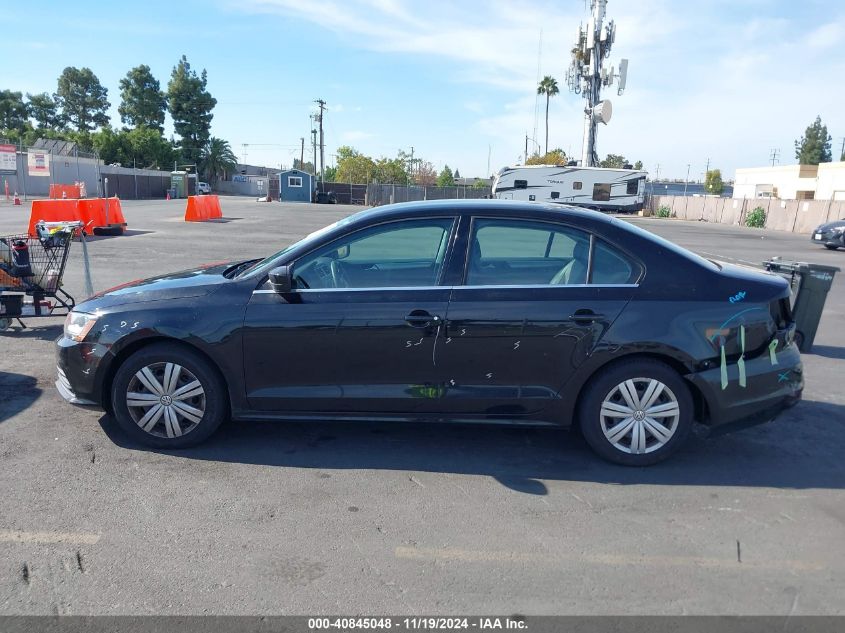 2017 Volkswagen Jetta 1.4T S VIN: 3VW2B7AJ6HM384813 Lot: 40845048