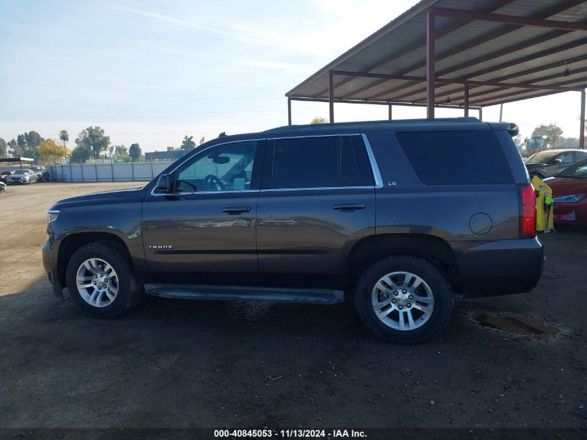 2015 Chevrolet Tahoe Ls VIN: 1GNSCAEC7FR301160 Lot: 40845053