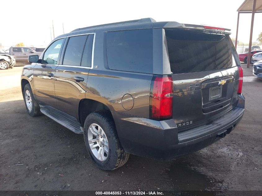 2015 Chevrolet Tahoe Ls VIN: 1GNSCAEC7FR301160 Lot: 40845053