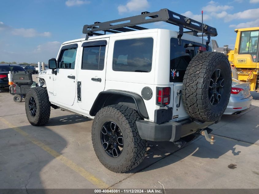 2018 Jeep Wrangler Jk Unlimited Altitude 4X4 VIN: 1C4BJWEG8JL842504 Lot: 40845081