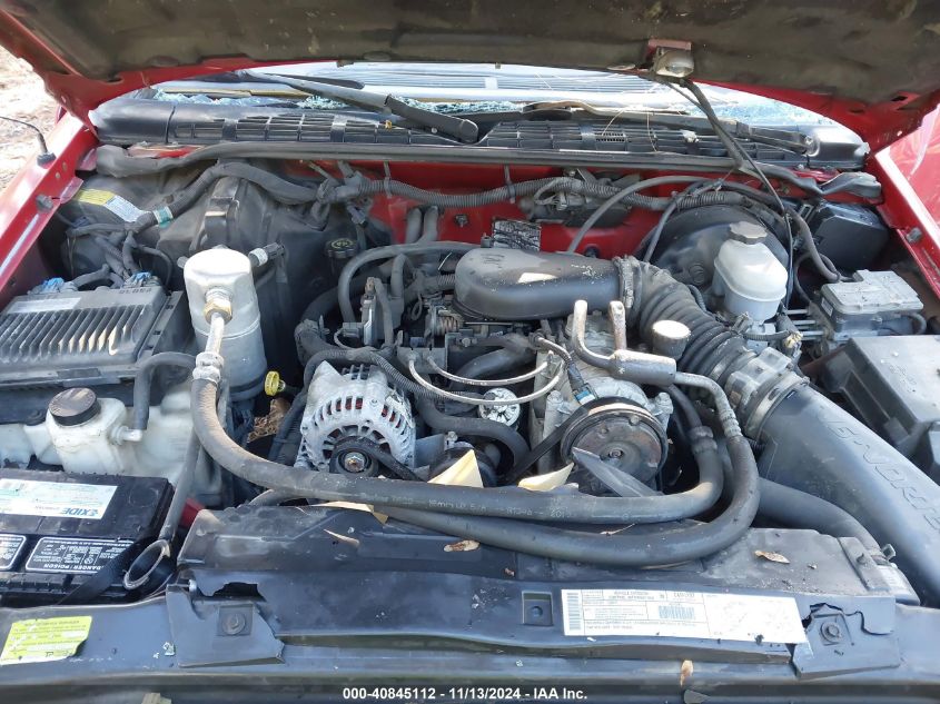 2000 Chevrolet Blazer Ls VIN: IGNCS18W6YK131074 Lot: 40845112