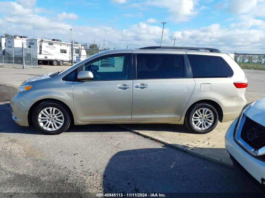 2017 Toyota Sienna Xle 8 Passenger VIN: 5TDYZ3DC7HS778769 Lot: 40845113