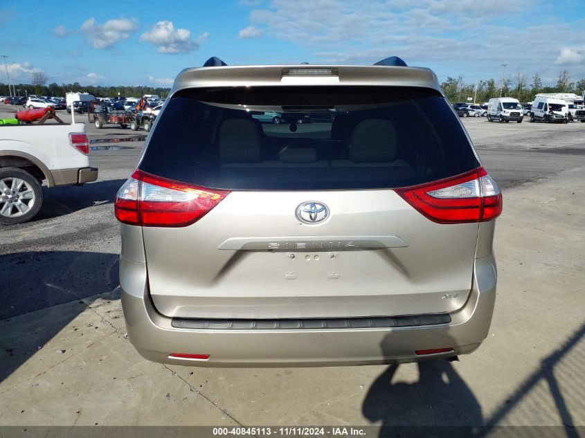 2017 Toyota Sienna Xle 8 Passenger VIN: 5TDYZ3DC7HS778769 Lot: 40845113