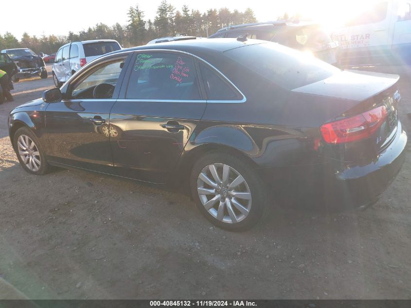 2013 Audi A4 2.0T Premium VIN: WAUBFAFL4DN036827 Lot: 40845132