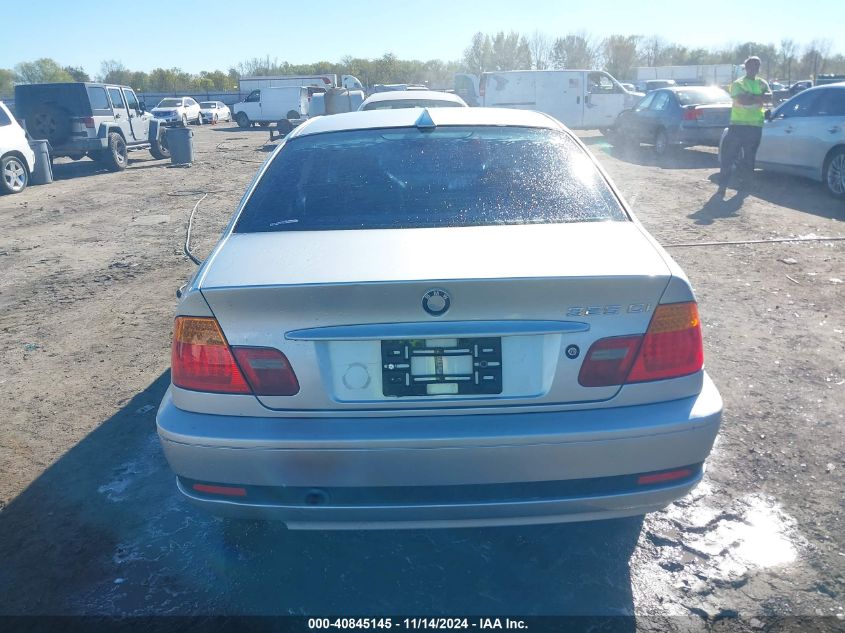 2004 BMW 325Ci VIN: WBABD33454PL03010 Lot: 40845145