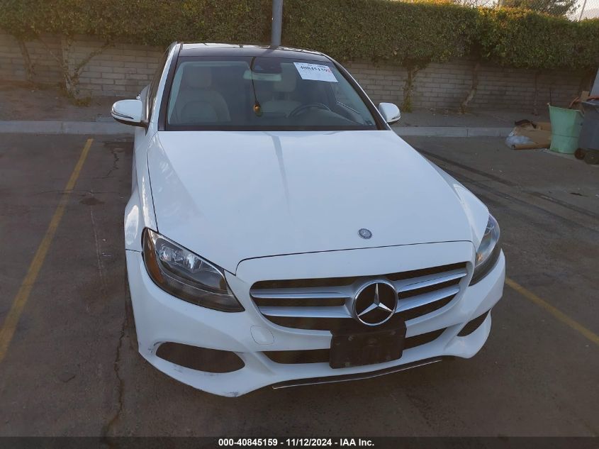 2016 Mercedes-Benz C 300 Luxury/Sport VIN: 55SWF4JBXGU130054 Lot: 40845159