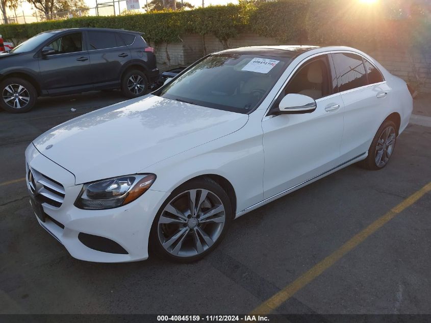 VIN 55SWF4JBXGU130054 2016 Mercedes-Benz C 300, Lux... no.2