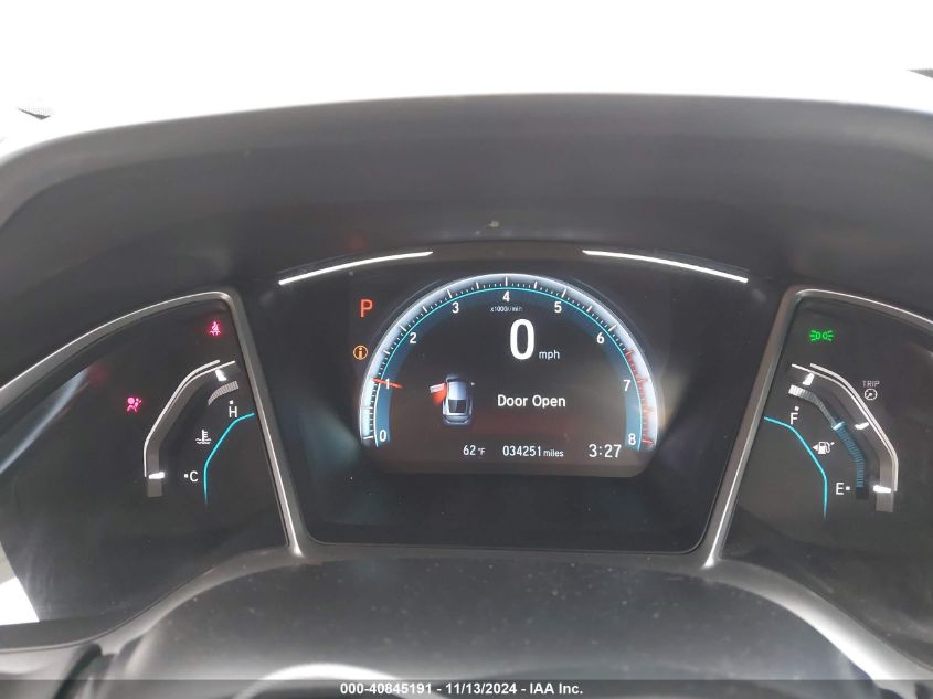 VIN 2HGFC3B34KH355408 2019 Honda Civic, EX no.7