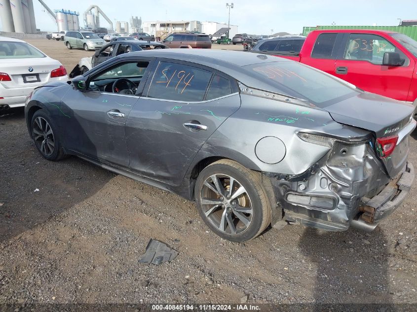 2017 Nissan Maxima 3.5 S VIN: 1N4AA6AP2HC442682 Lot: 40845194