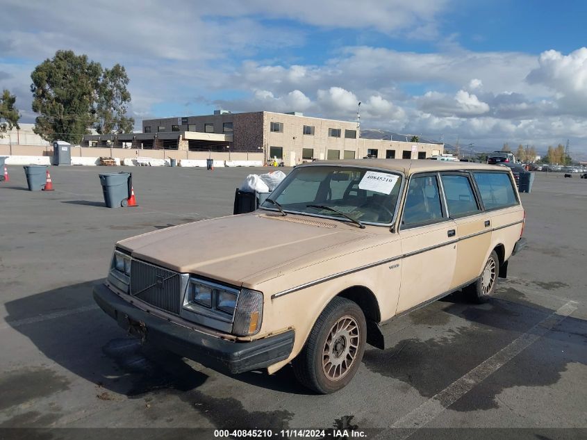 1985 Volvo 245 Dl/Gl VIN: YV1AX8858F1596230 Lot: 40845210