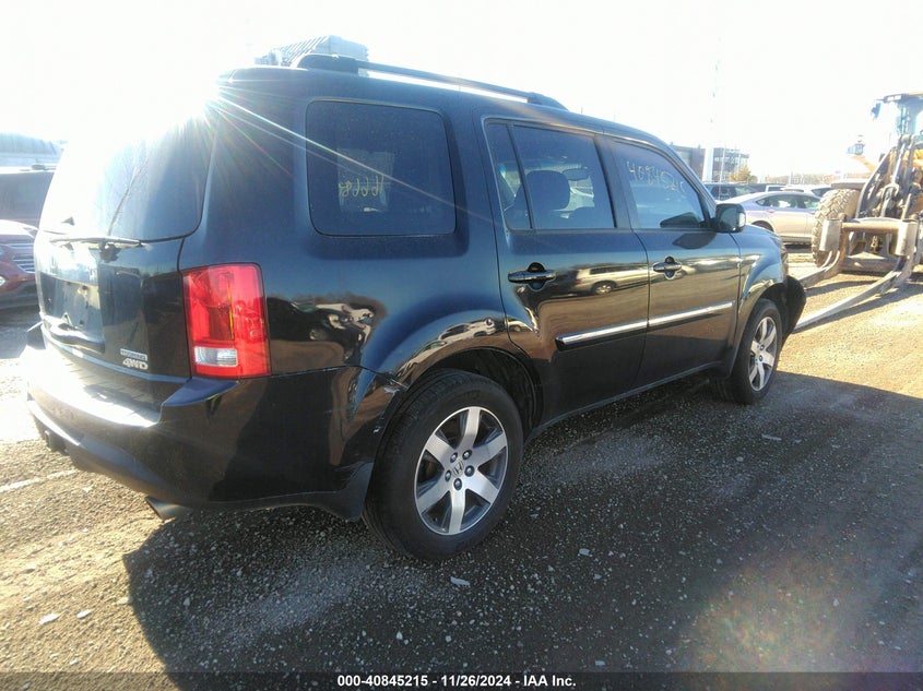Vin: 5fnyf4h92db017885, lot: 41334830, honda pilot touring 20134