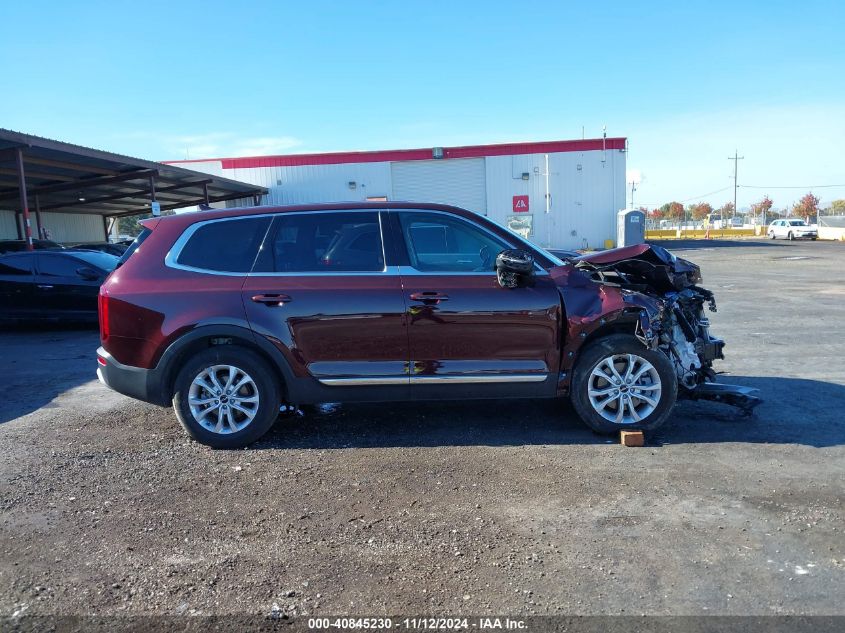 2022 Kia Telluride Lx VIN: 5XYP24HCXNG304002 Lot: 40845230