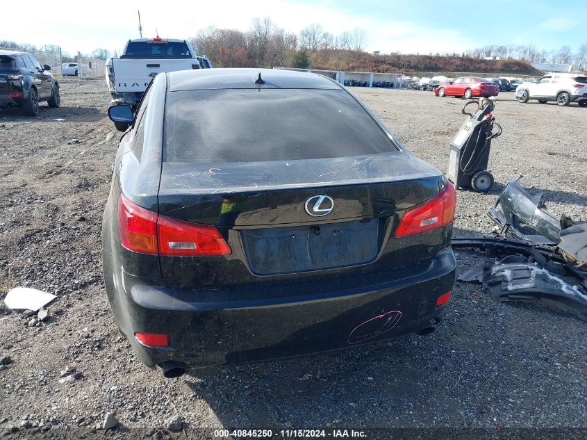 2008 Lexus Is 250 VIN: JTHCK262482024960 Lot: 40845250