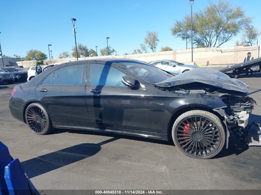 2019 Mercedes-Benz Amg S 63 4Matic VIN: WDDUG8JB1KA436273 Lot: 40845318