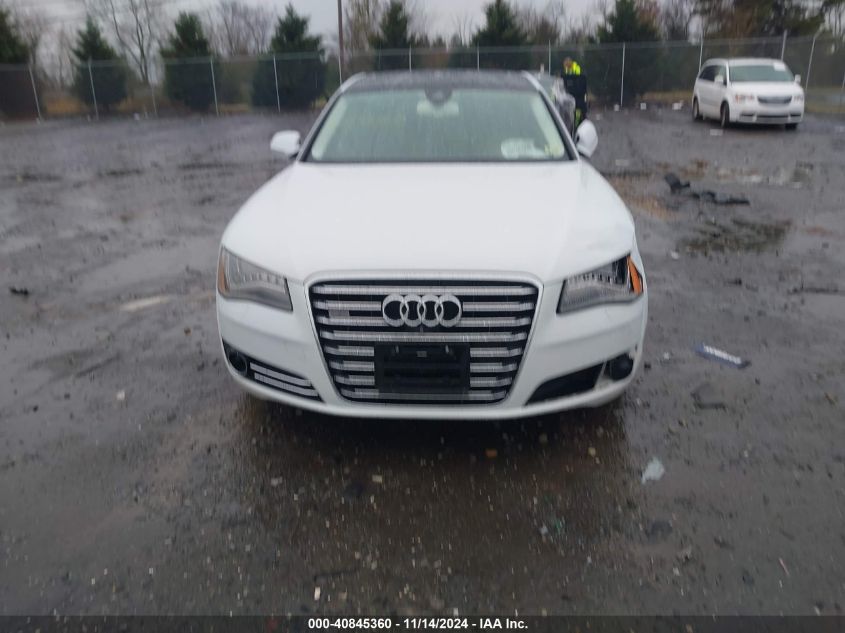 2014 Audi A8 L 4.0T VIN: WAUR2AFD4EN004562 Lot: 40845360