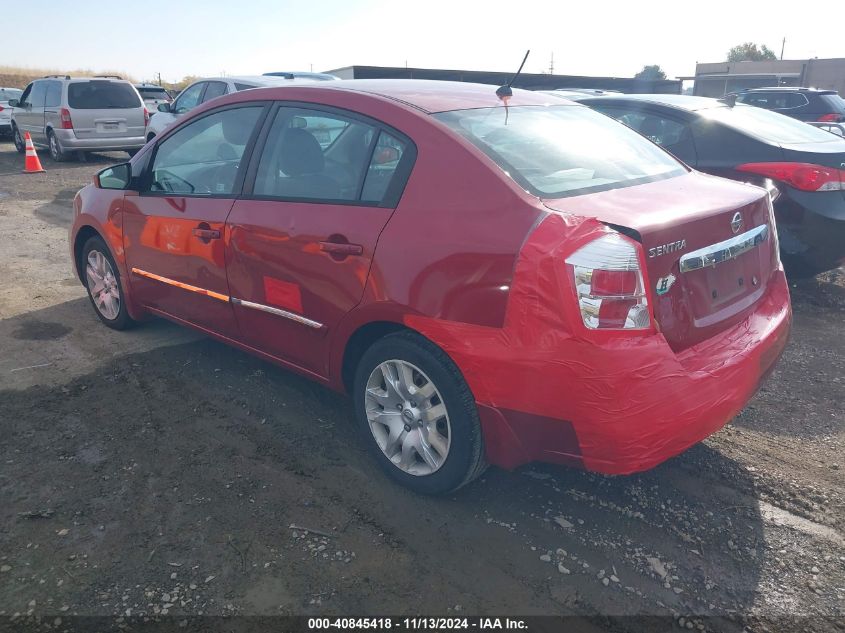 2010 Nissan Sentra 2.0S VIN: 3N1AB6AP2AL622765 Lot: 40845418