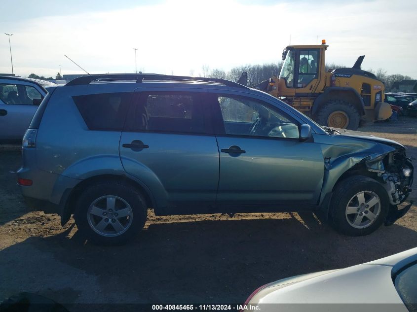 2007 Mitsubishi Outlander Ls VIN: JA4MT31X77U006252 Lot: 40845465