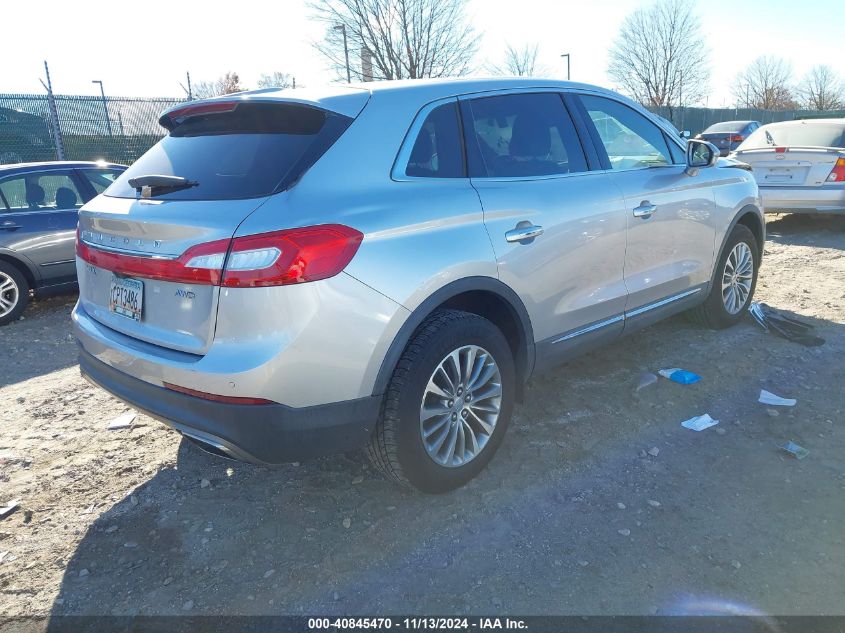 2017 Lincoln Mkx Select VIN: 2LMPJ8KR6HBL35098 Lot: 40845470