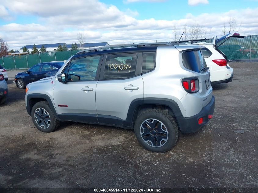 2015 Jeep Renegade Trailhawk VIN: ZACCJBCT8FPB47441 Lot: 40845514