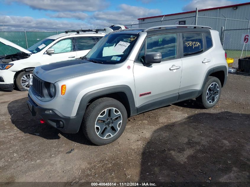 2015 Jeep Renegade Trailhawk VIN: ZACCJBCT8FPB47441 Lot: 40845514