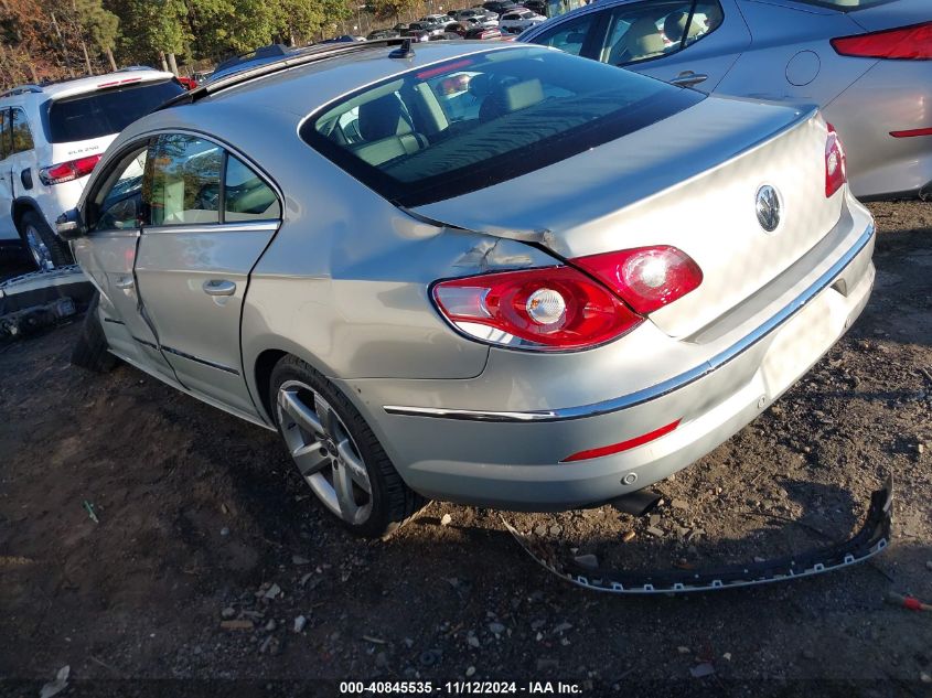 2009 Volkswagen Cc Vr6 VIN: WVWGU73C49E528769 Lot: 40845535