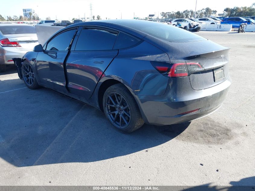 VIN 5YJ3E1EAXPF679258 2023 TESLA MODEL 3 no.3