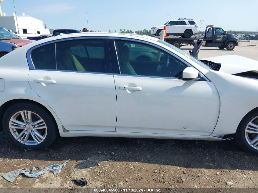 2011 Infiniti G37 Journey VIN: JN1CV6AP7BM305099 Lot: 40845580